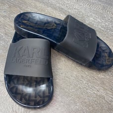Karl Lagerfeld Paris- Taylin Monogram Pool Slides
