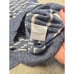 Peter Millar Crown Sweater Mens L Blue Merino Linen Mock Neck 1/4 Zip Pullover