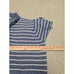Peter Millar Crown Sweater Mens L Blue Merino Linen Mock Neck 1/4 Zip Pullover