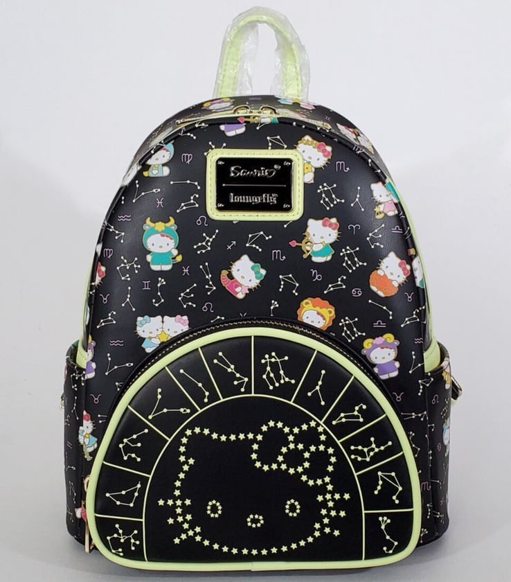 Hello kitty mini backpack glow in the dark