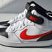 Nike Court Borough Mid 2 (GS) White/Black/University Red Size 6.5Y (New)