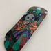 Stacked bozo hand painted embossed graphic fingerboard deck 33mm