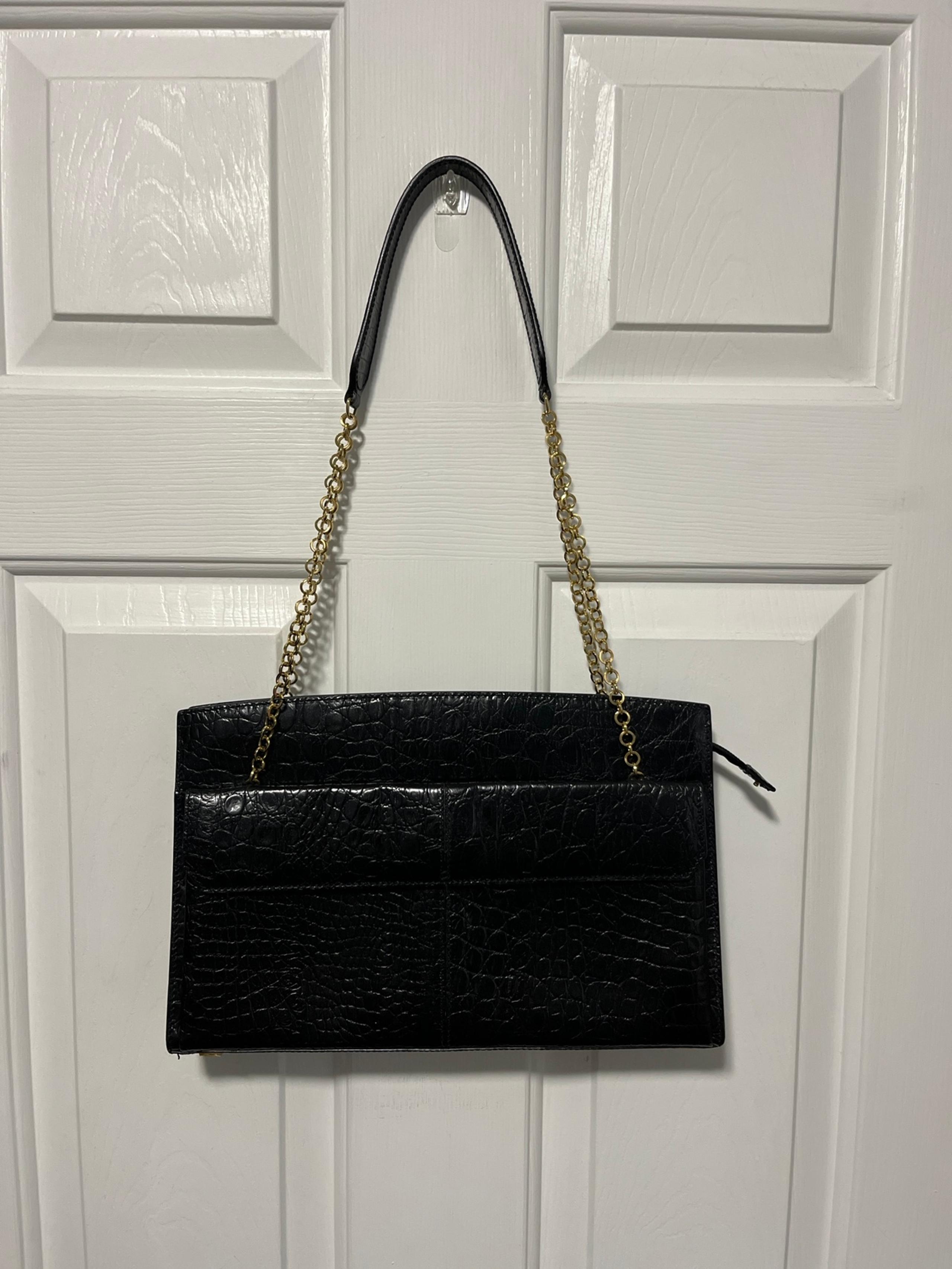 St. John Alligator Leather Italian Handbag