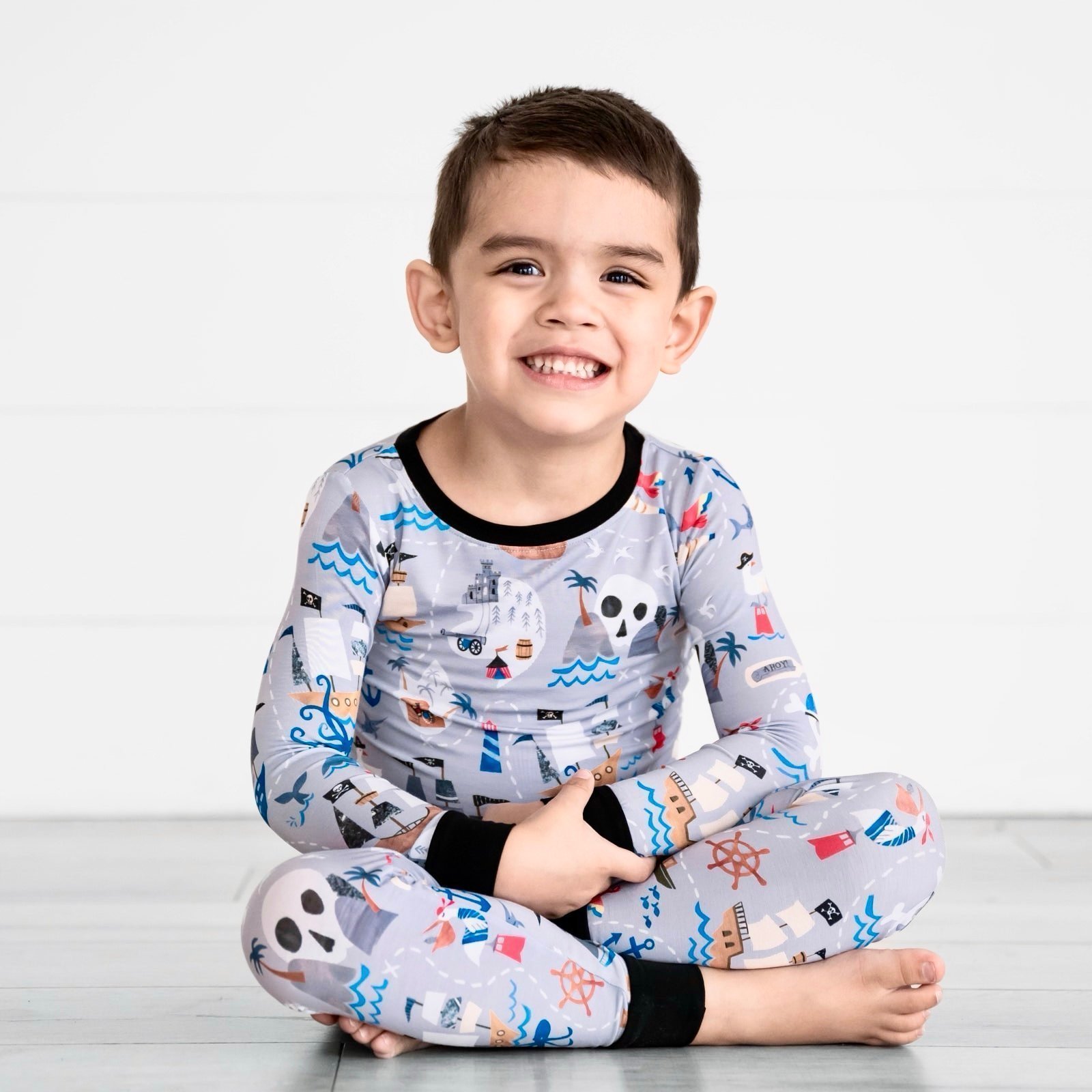 Little Sleepies Pirate’s Map pajamas 4T