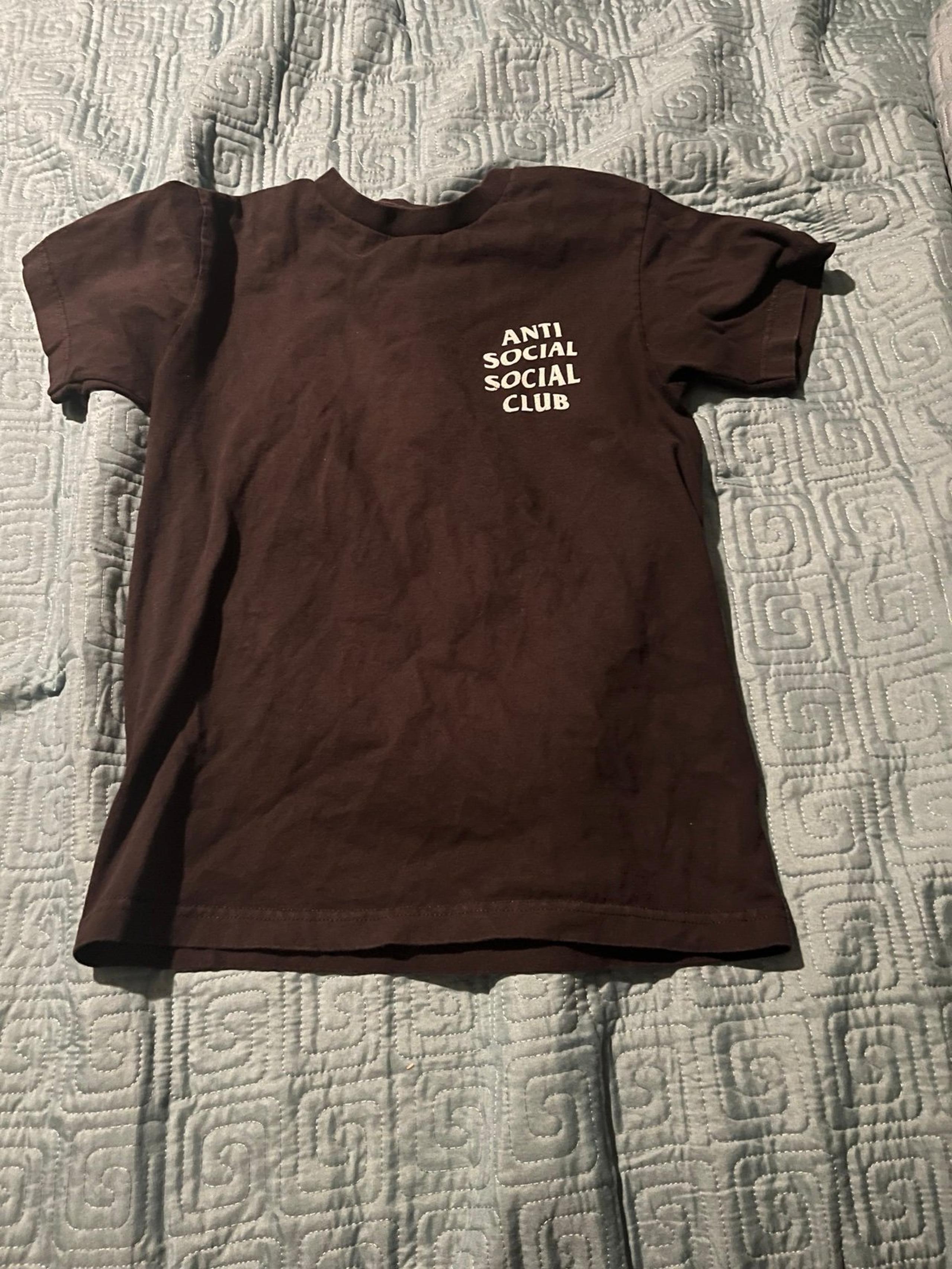 Used Black Anti Social Social Club Tee