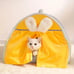 New Yellow Household Cat Nest Portable Pet Cat Tent Warm Cat Bed Semi-enclosed
