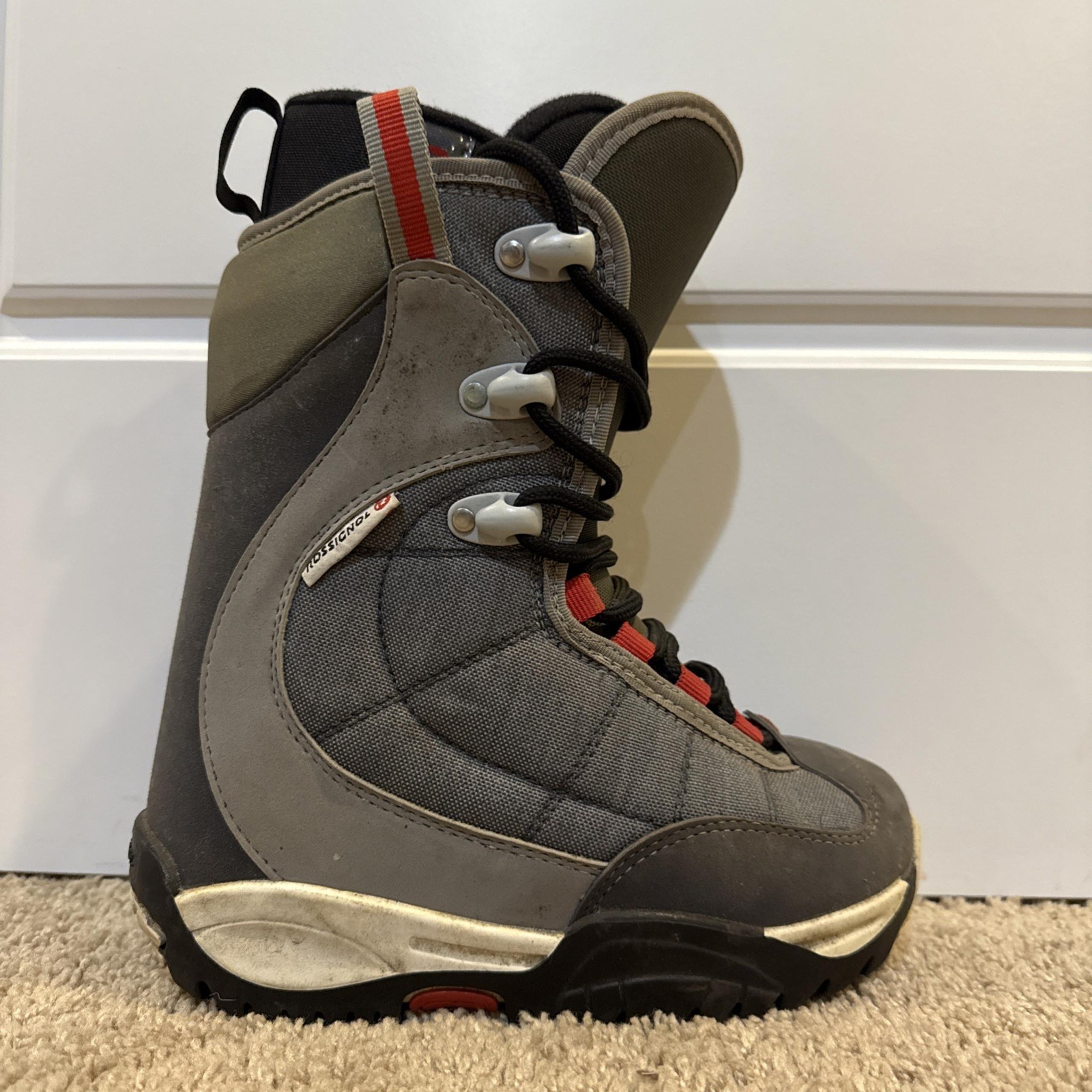 Rossignol Womens Gray Snowboard Boots Size 6/6.5 Snow