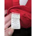 Juicy Couture V-neck T shirt Jr Sz L made in Glamorous USA Red 1/2 Sleeve Y2K
