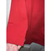 Juicy Couture V-neck T shirt Jr Sz L made in Glamorous USA Red 1/2 Sleeve Y2K