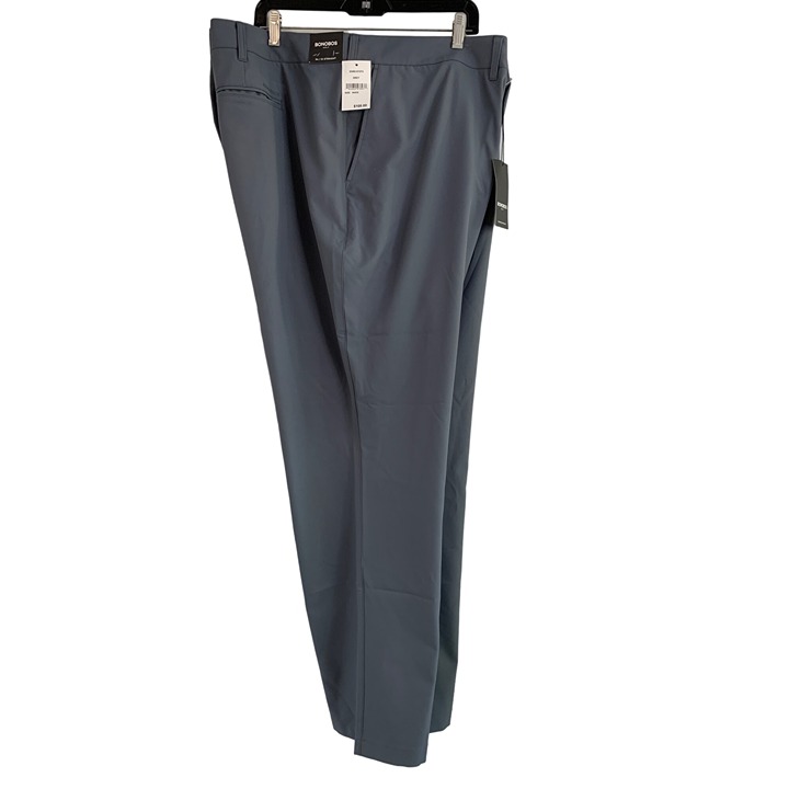 Bonobos Golf Mens Grey Straight Leg Pants Size 54 x 32 Stretch Athletic NWT 7602