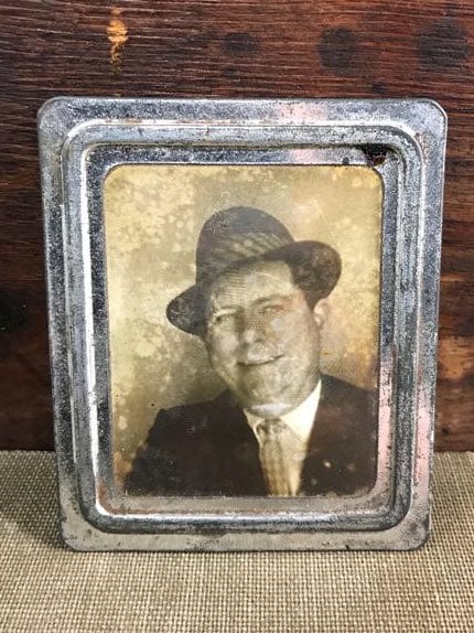 50s Photomatic Photo Dapper Smiling Man