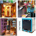 DIY 3D Book Nook Kit Island of Love Cafe 83pcs HTQ105