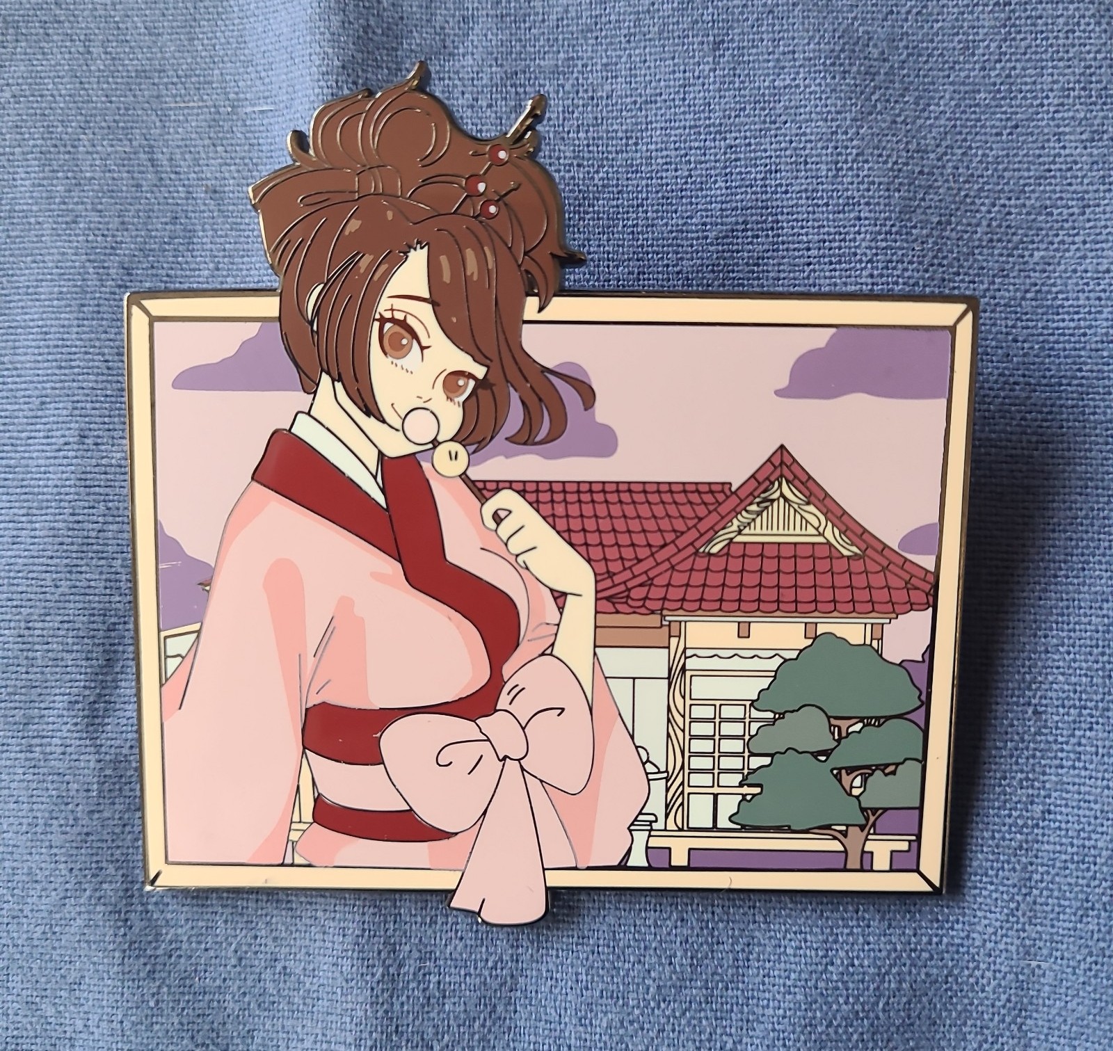 Samurai Champloo Fuu anime enamel pin