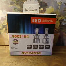 Sylvania 9003 | H4 6000K 2 PK Cool White LED Bulbs NEW IN BOX