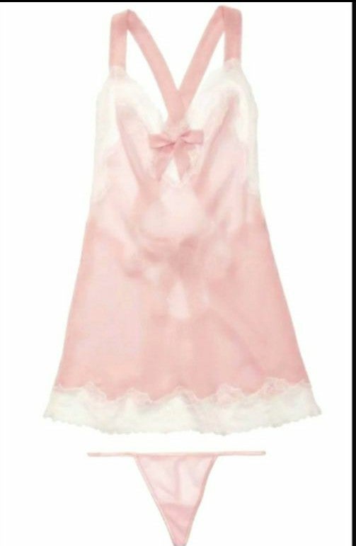 NWT Set Babydoll, Brand Adore Me, size S, color Pink