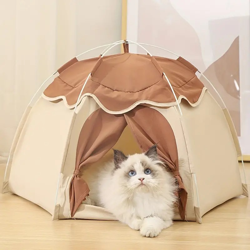 Pet Tent House Summer Breathable Cat Tent Cat Kennel Removable