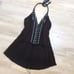 Free People SKIRTED HALTER Black Plaid 8