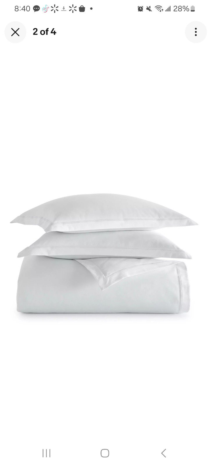 Hotel Collection Supima 680 Thread Count Full/Queen Comforter + 2 Shams W 465