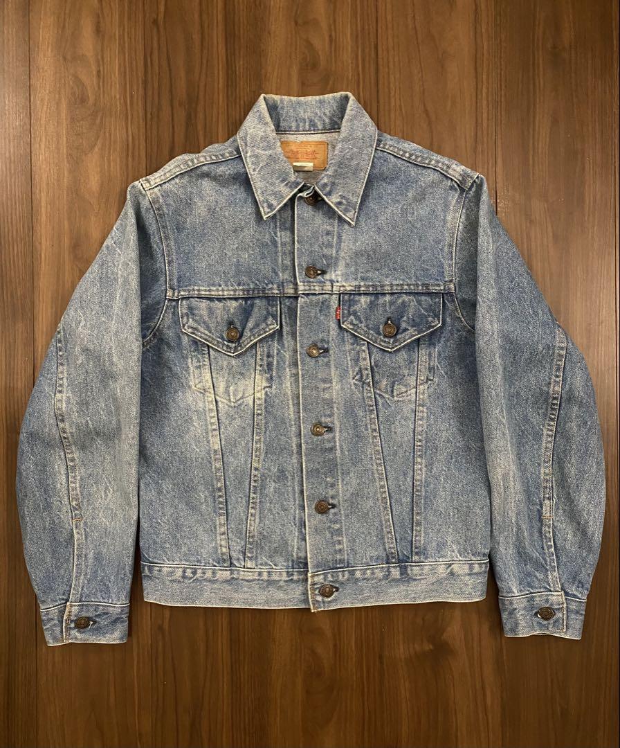 70s Levi's 70505-0217 care tag, size 40 L, made in USA.