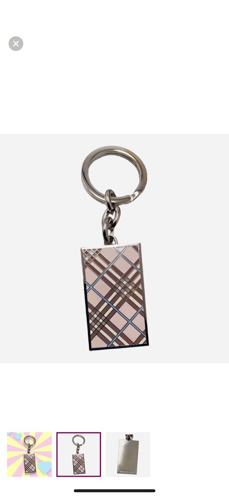 Burberry Keychain Authentic (New without tags)