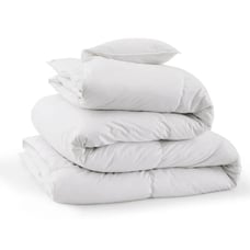 Puredown White Goose Feather & Down Comforter All Season OekoTex Cert Full/Queen