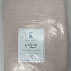 New light Pink Pottery Barn Kids Evelyn 3 in 1 Top Blackout Curtain Panel 44x108