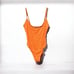 NEW w.tag Free People x Toast Nectarine Solid High Cut One-Piece Swimsuit XL