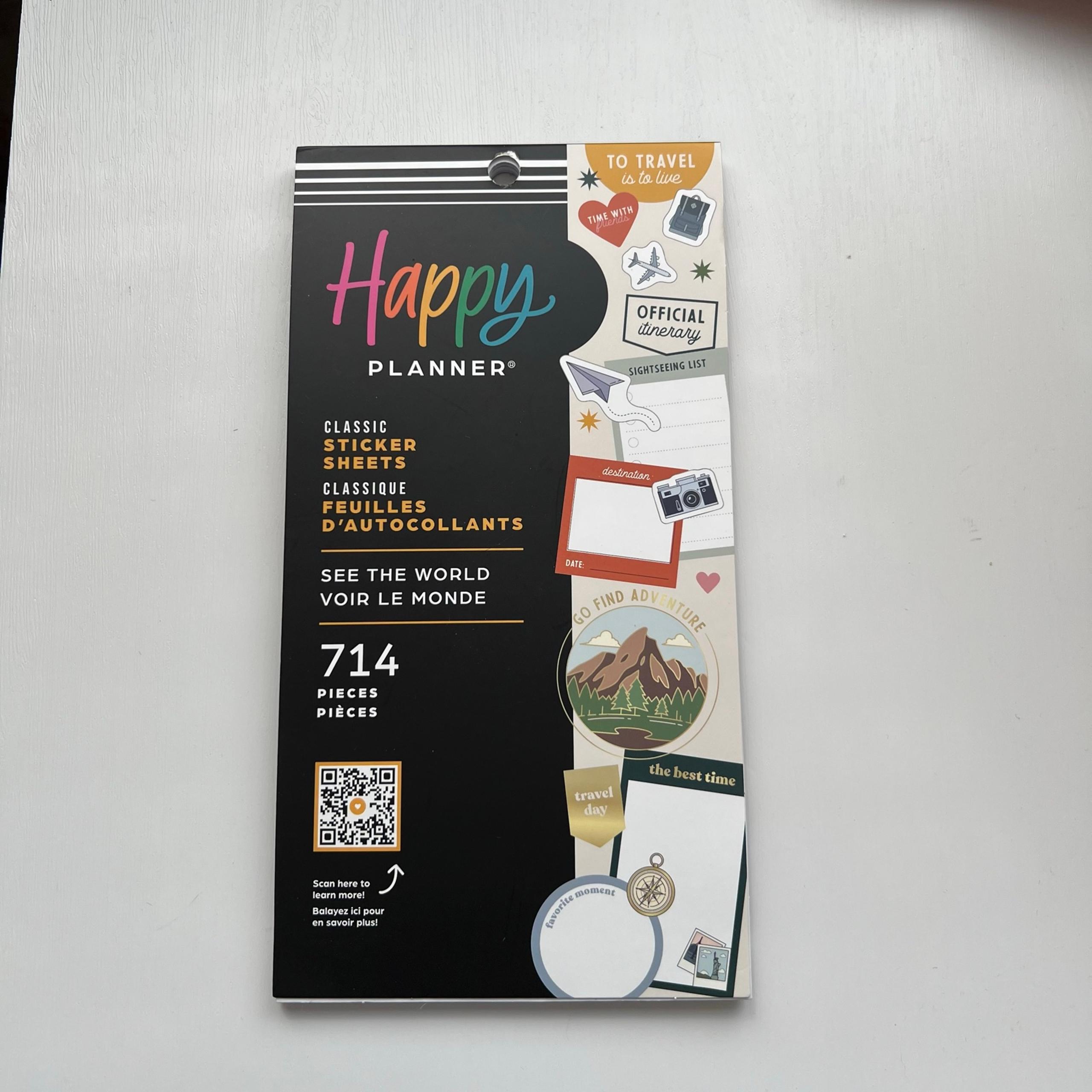Happy Planner See The World Sticker Book