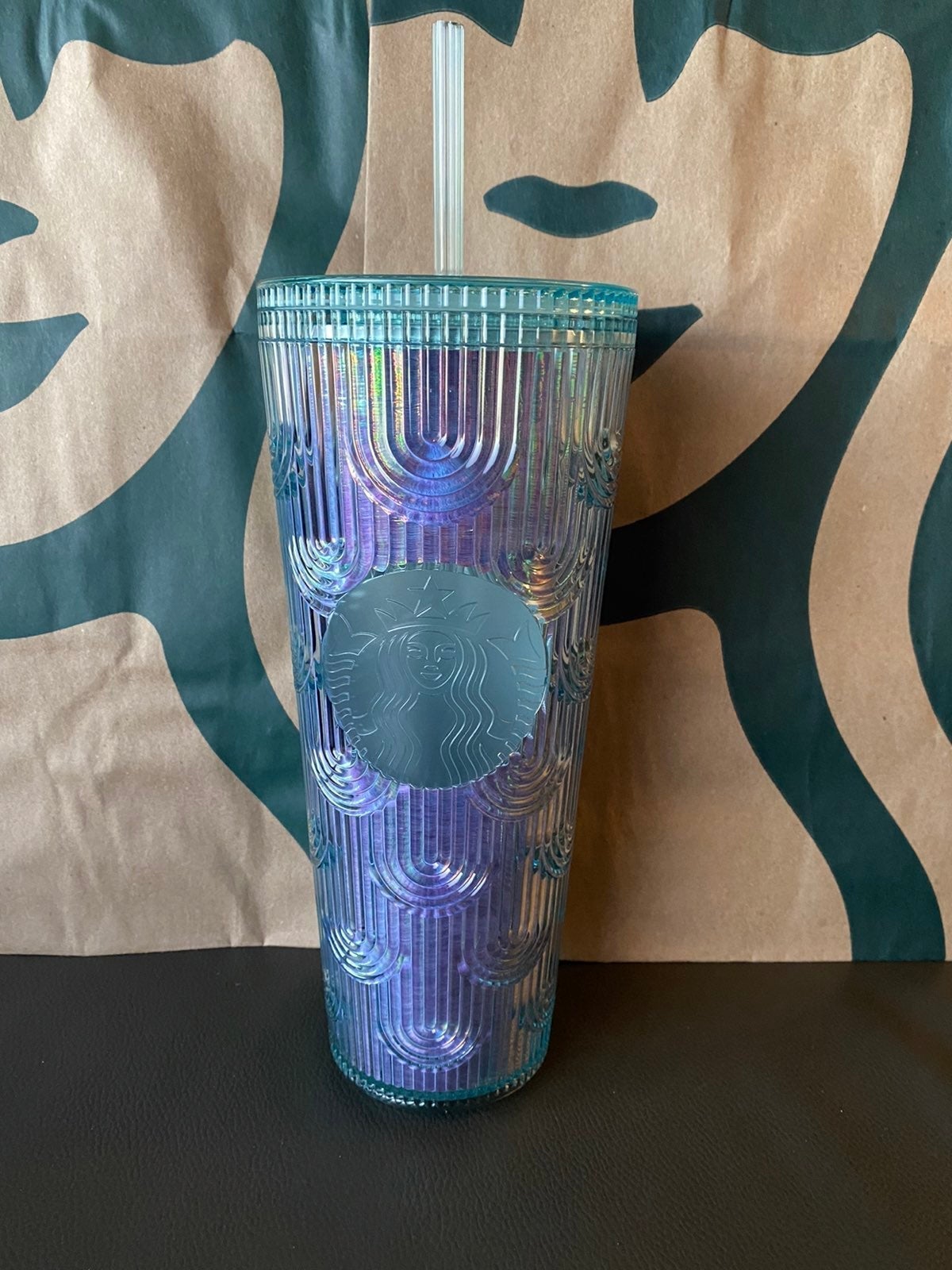 Starbucks Tumbler Mermaid Scale Iridescent - Venti 24oz
