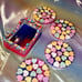 Handmade Valentines Coaster Set