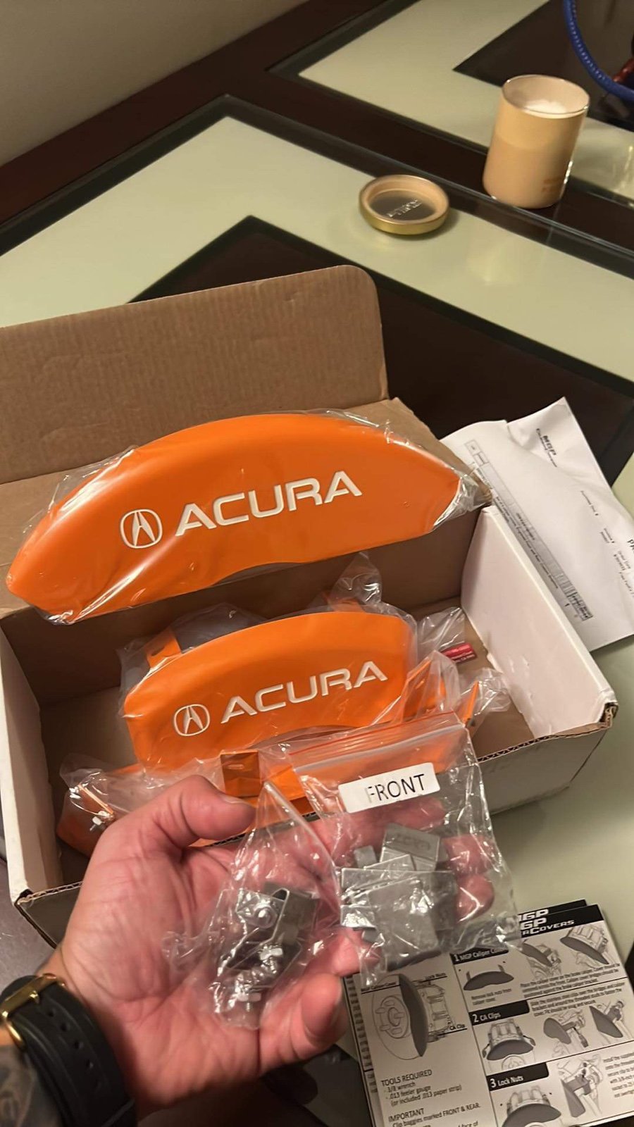 MGP Caliper covers (full 4 pcs kit) for acura tl Retail value 300