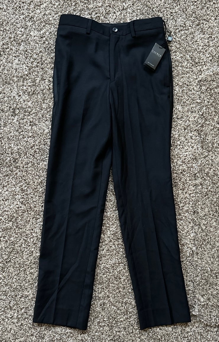 Ralph Lauren Boys Suit Trouser Tux Pants Size 14 NWT