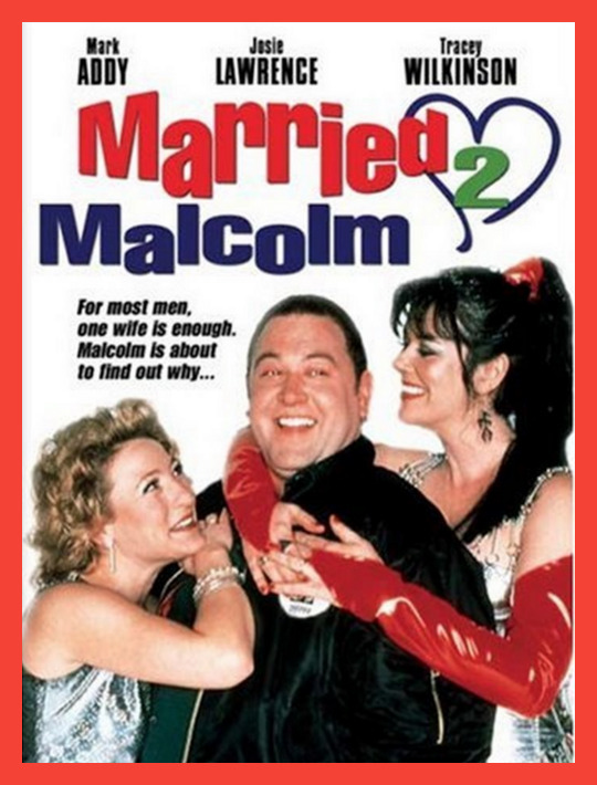 Married 2 Malcolm VHS Sterling Entertainment Mark Addy Rare Romantic Comedy Film