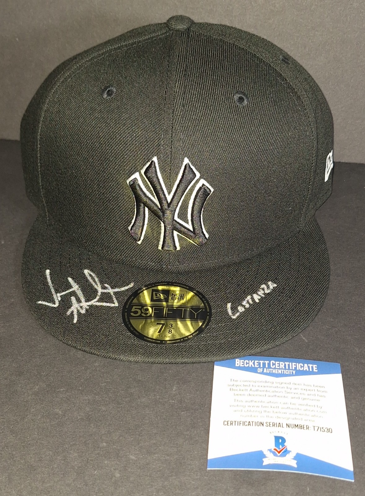 Jason Alexander autographed hat Beckett COA