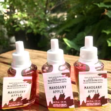 3 BBW Wallflower Refill Mahogany Apple