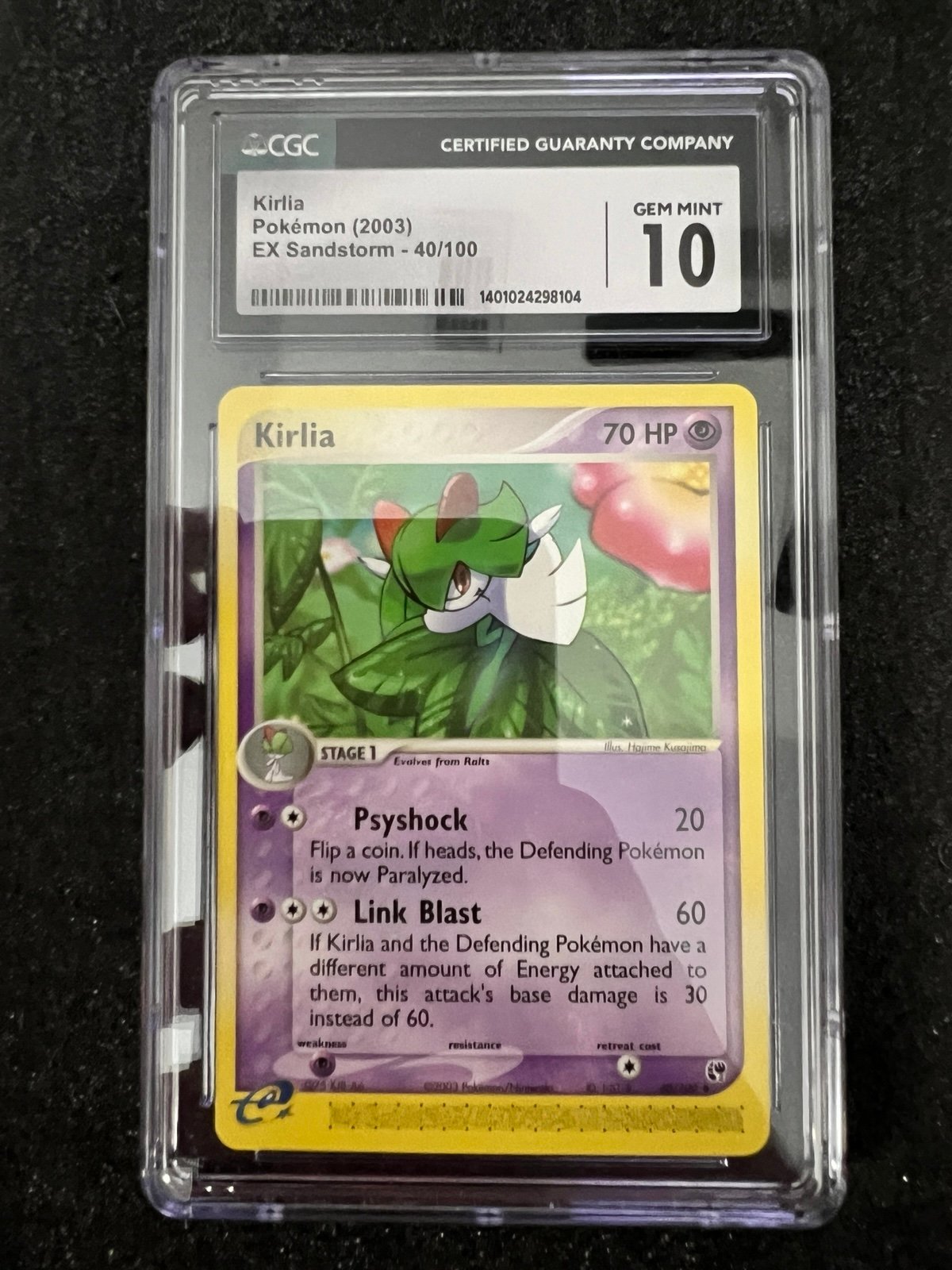 2003 Pokemon Ex Sandstorm #40/100 Kirlia