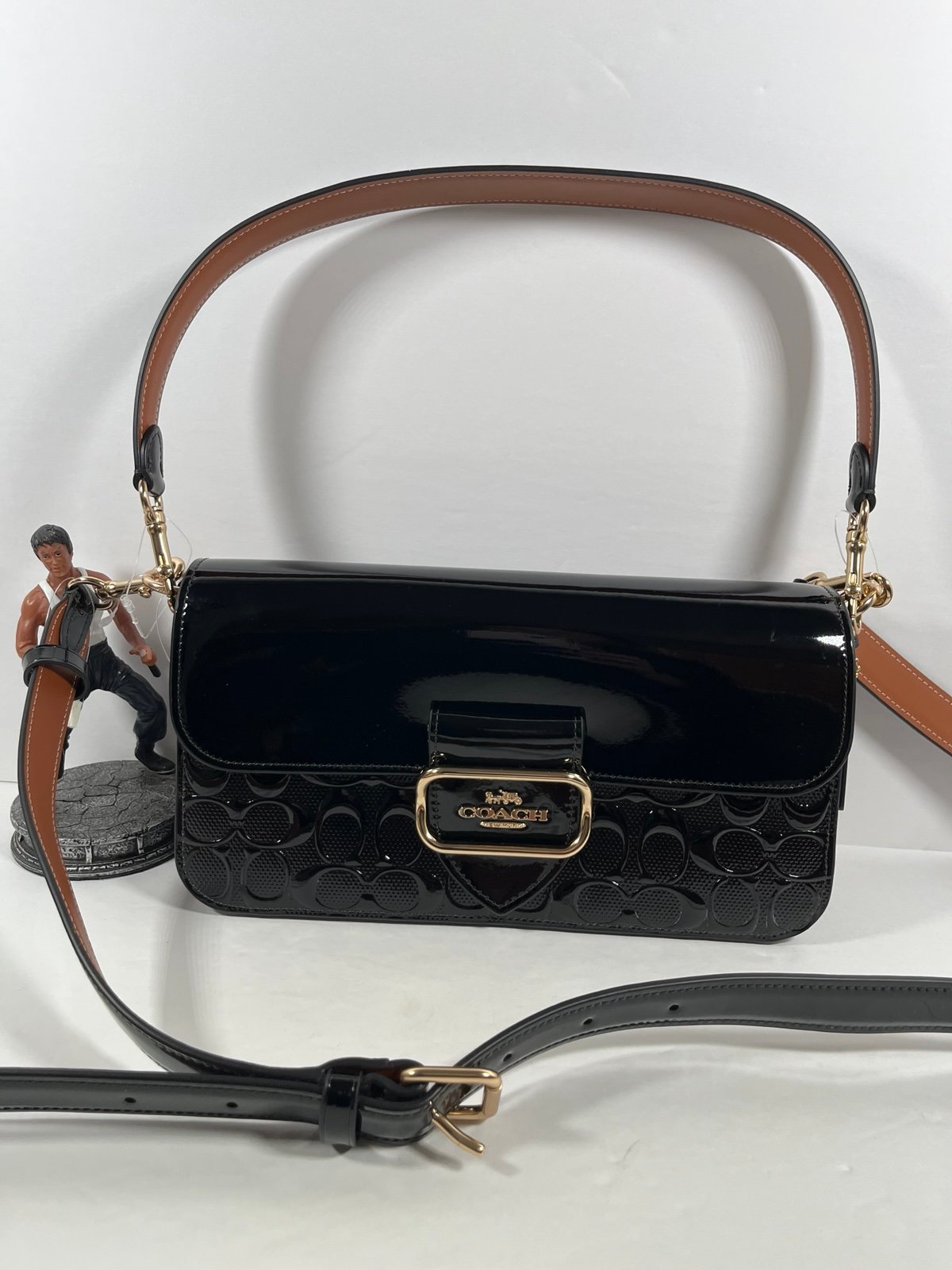 NWT Coach Morgan Shoulder Bag In Signature Leather CV399