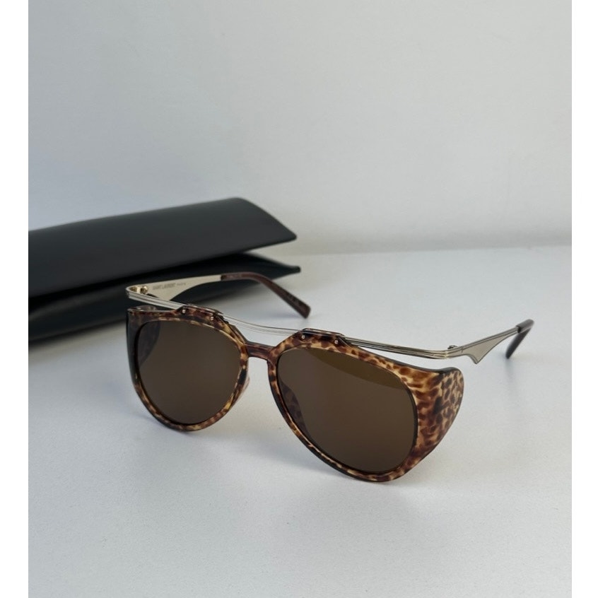 NEW Saint Laurent SLM137 Amelia Brown Havana Sunglasses