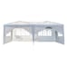 3 x 6m Four Windows Practical Waterproof Folding Tent White,D0102HAP22W