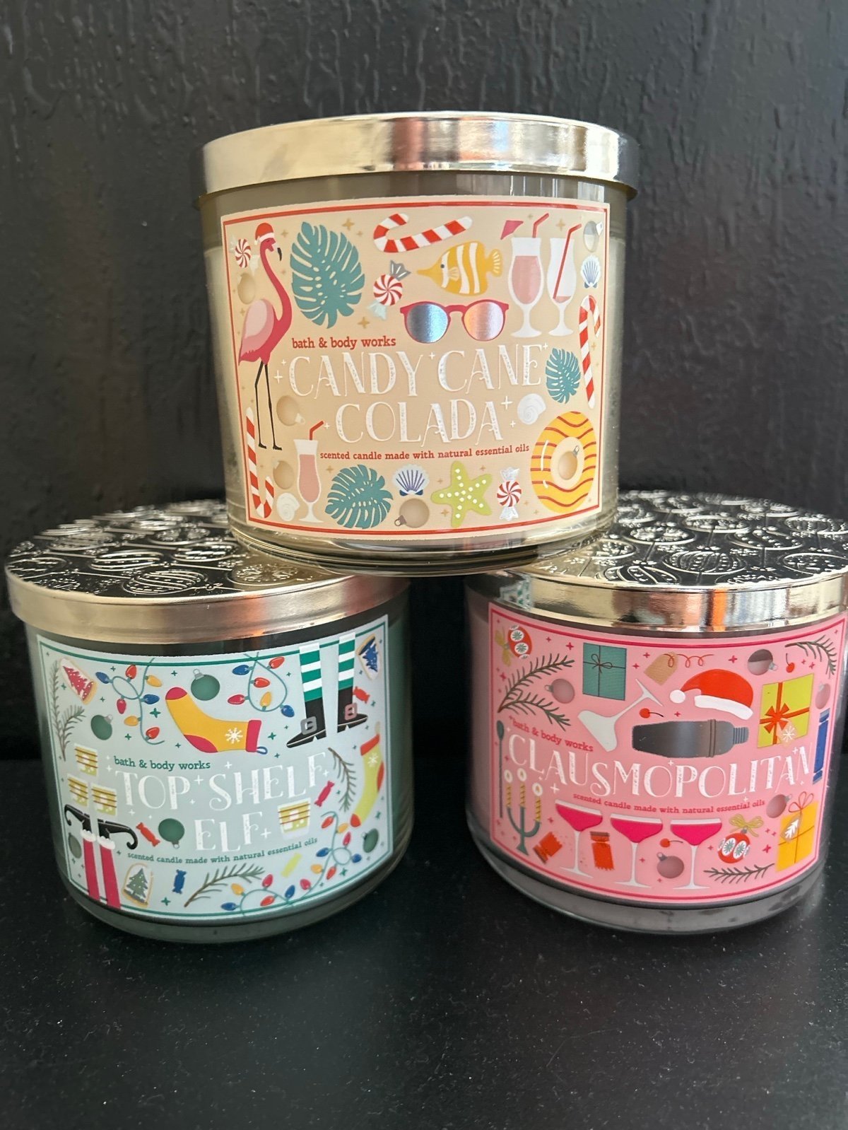 Bath & Body Works Christmas Candles VHTF!