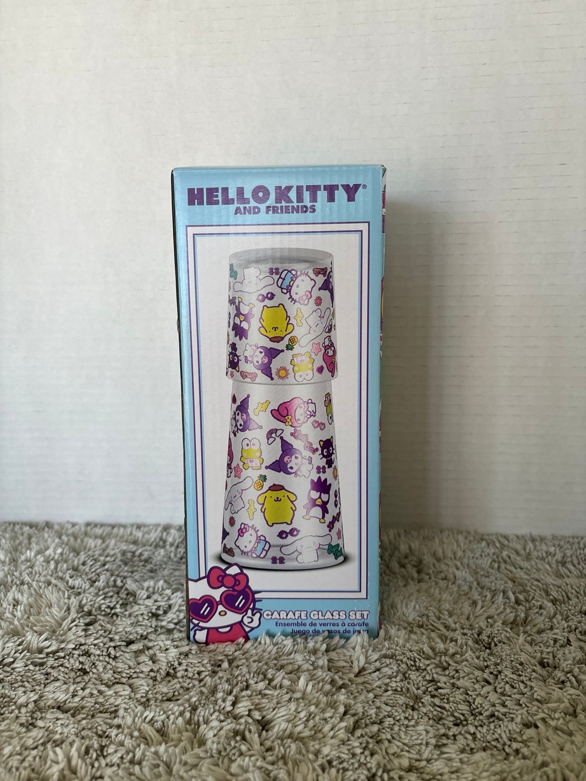 #DW SANRIO HELLO KITTY CARAFE GLASS SET