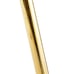 Modern Glass Dining Table - 51 Rectangular w/ Gold Legs