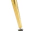 Modern Glass Dining Table - 51 Rectangular w/ Gold Legs