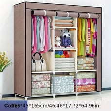 1pc Simple Assembled Clothes Cabinet, Floor Standing Large Capacity Clothes