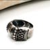 Antique Vintage Silver Brutalist Ring Size 5