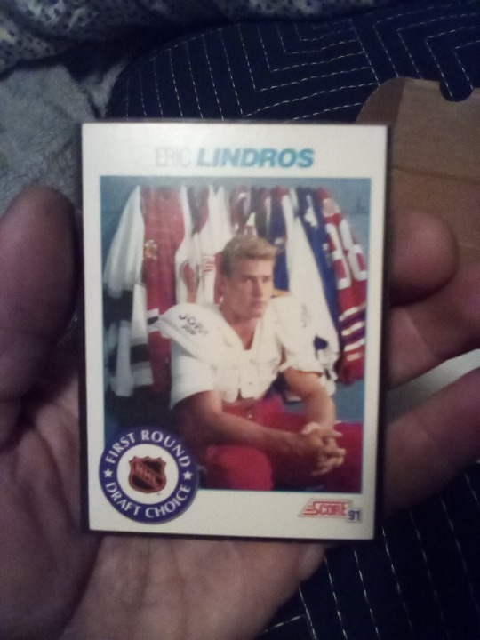 Eric lidros first round draft rookie card mint