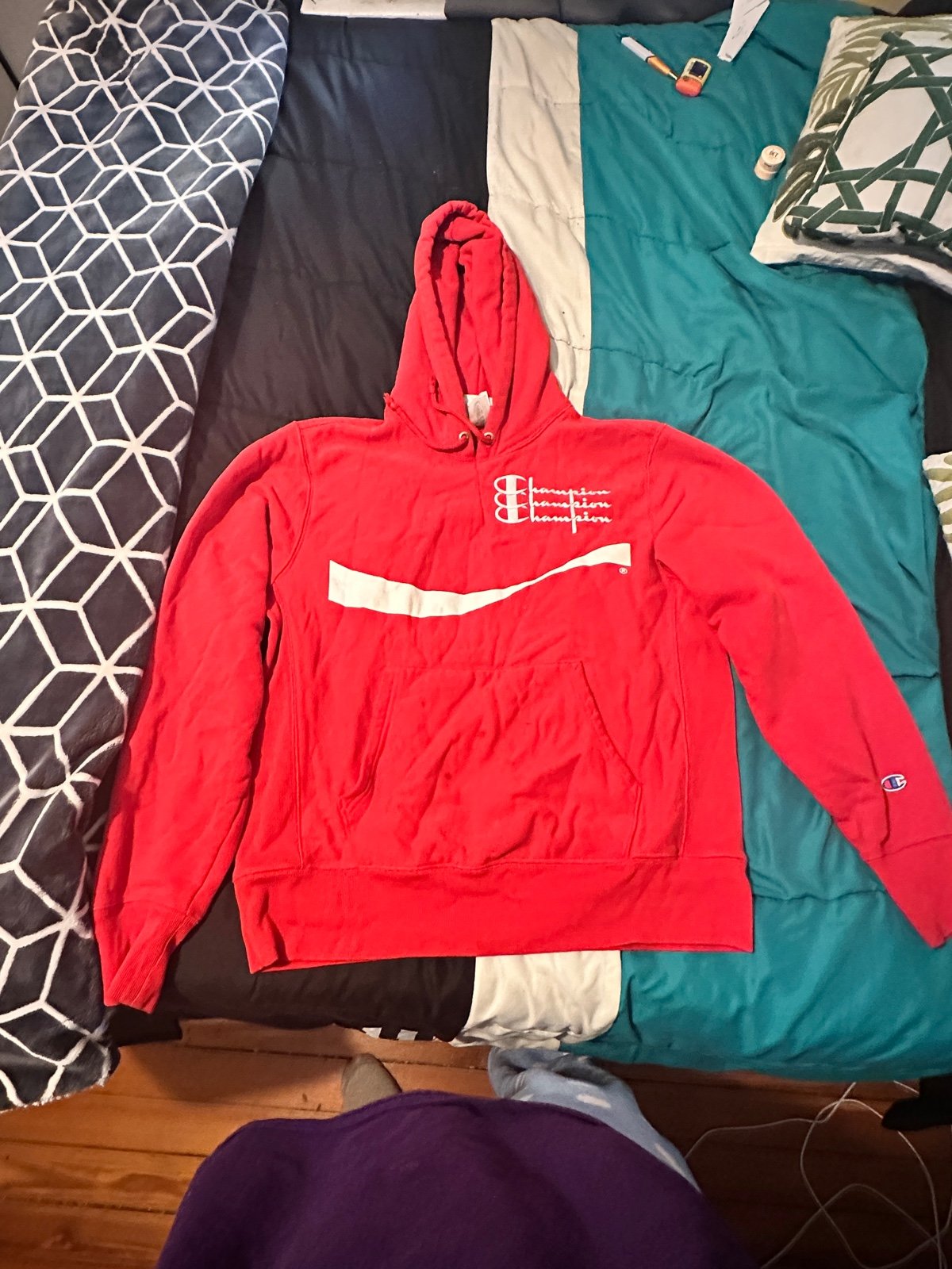 Vintage cocacola champion hoodie