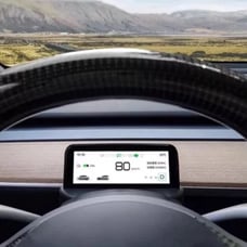 Head Up Display Digital HUD Dashboard Smart LCD Screen 4.6 for Tesla Model Y/3
