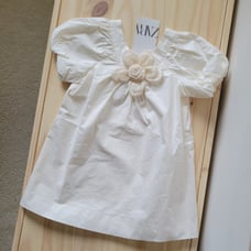 Zara kids girls NWT FLOWER POPLIN DRESS. Size 18-24
