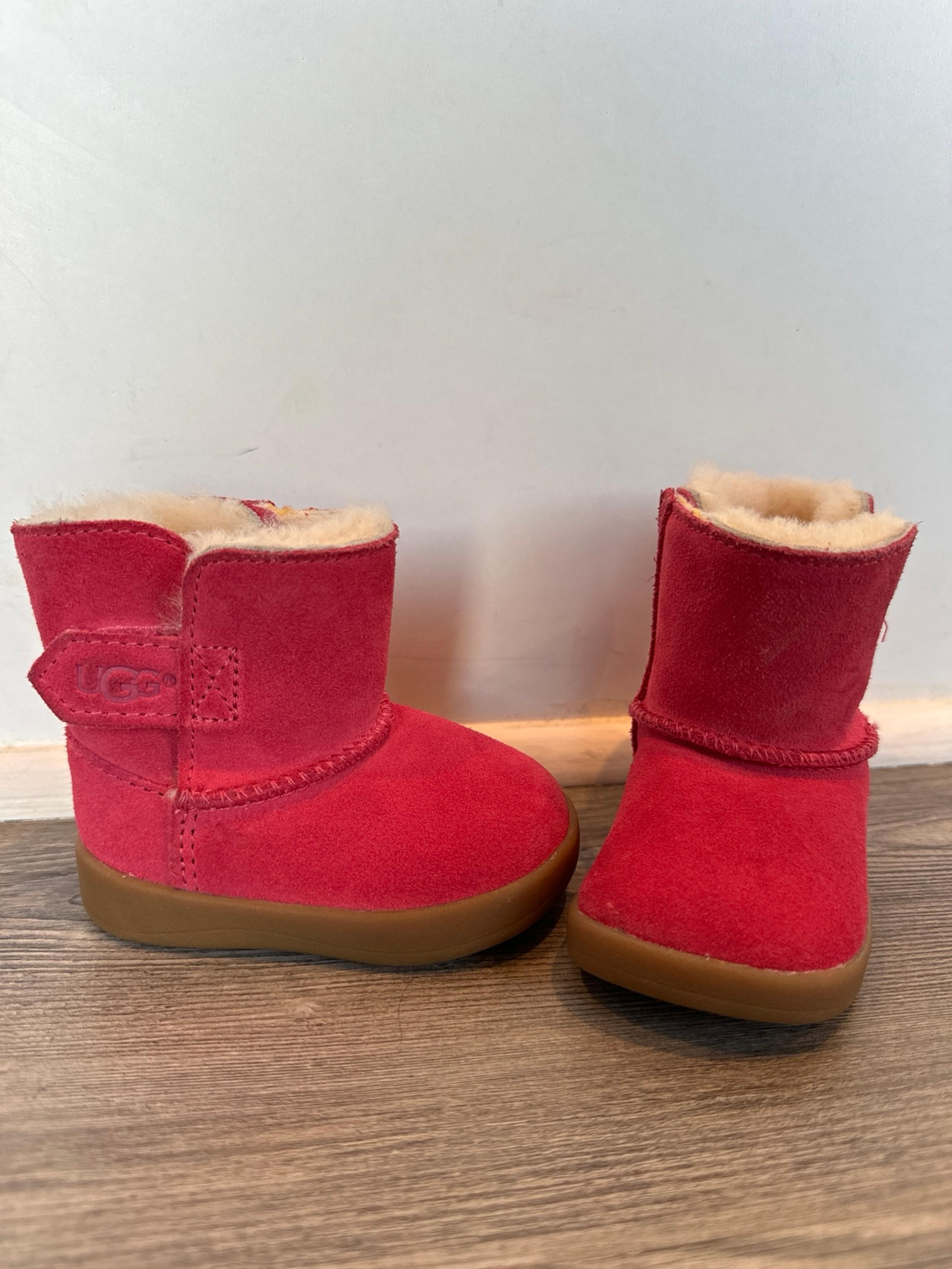 UGG Pink Suede Boots